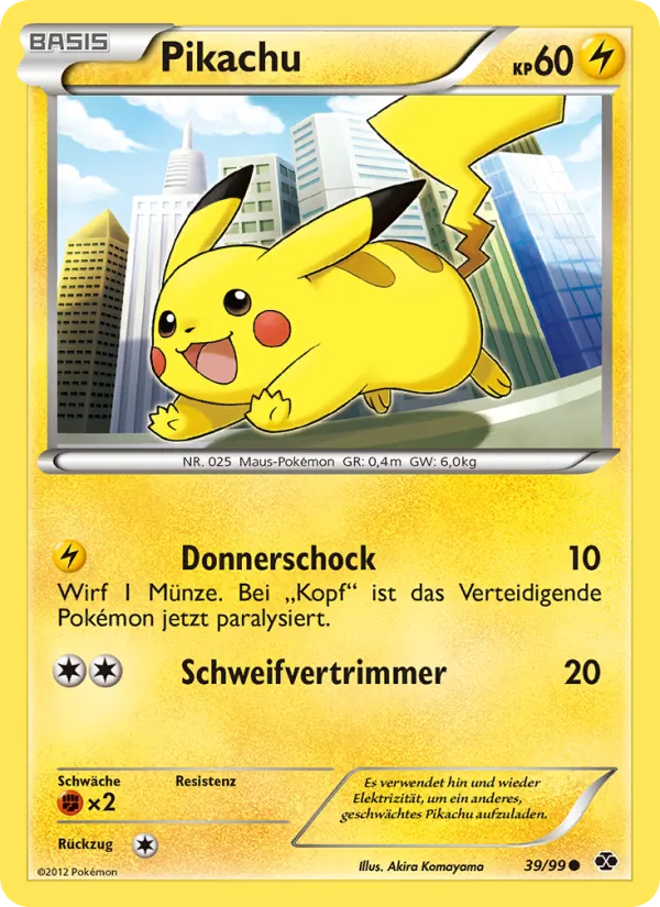 Pikachu 39/99