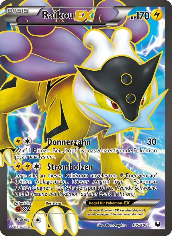 Raikou-EX 105/108