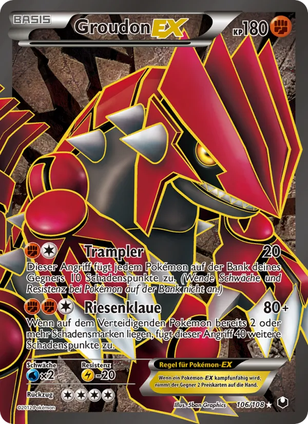 Groudon-EX 106/108