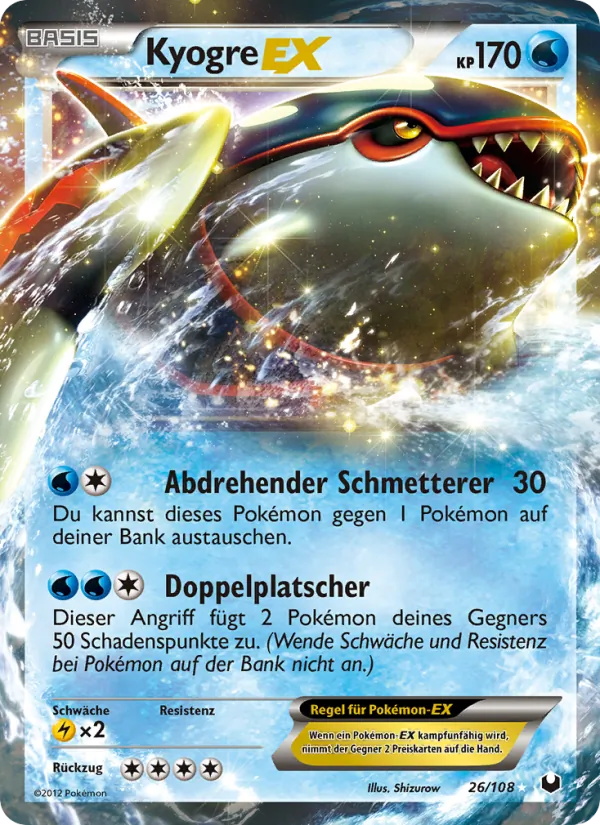 Kyogre-EX 26/108
