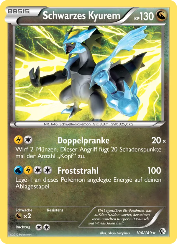 Schwarzes Kyurem 100/149