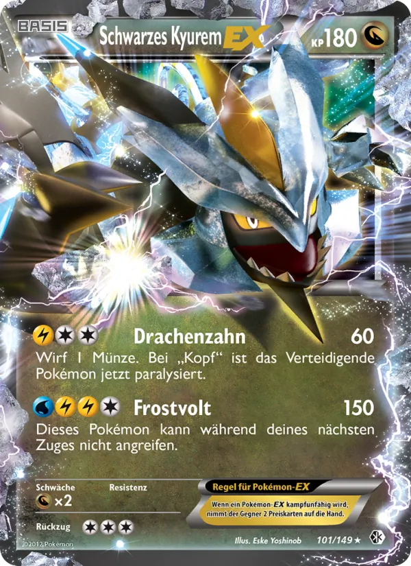 Schwarzes Kyurem-EX 101/149