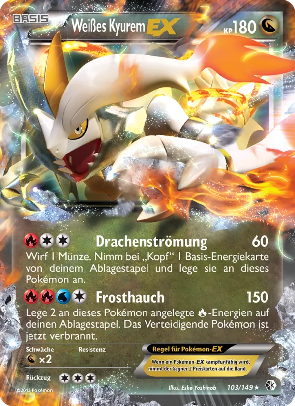 Weißes Kyurem-EX 103/149