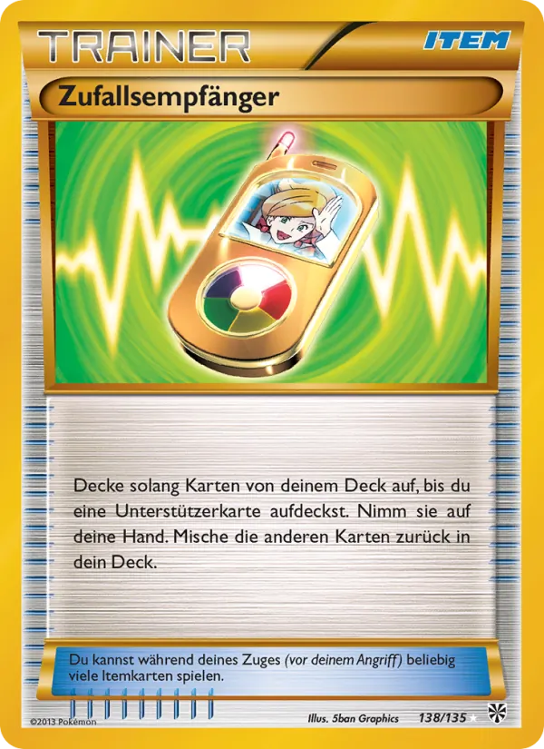 Zufallsempfänger 138/135