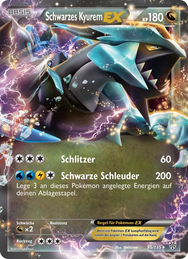 Schwarzes Kyurem-EX 95/135