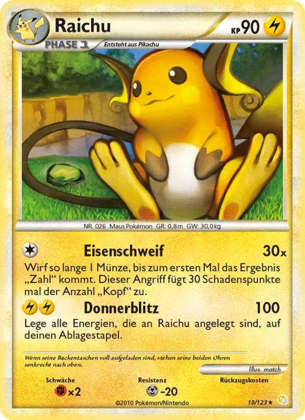 Raichu 10/123