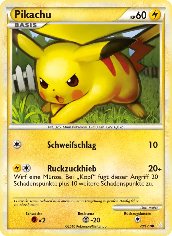 Pikachu 78/123