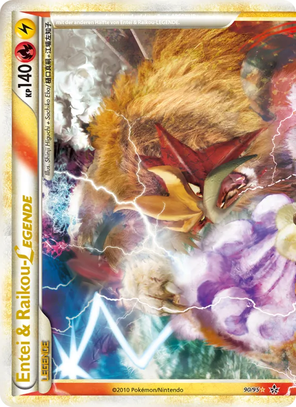 Entei & Raikou LEGENDE 90/95