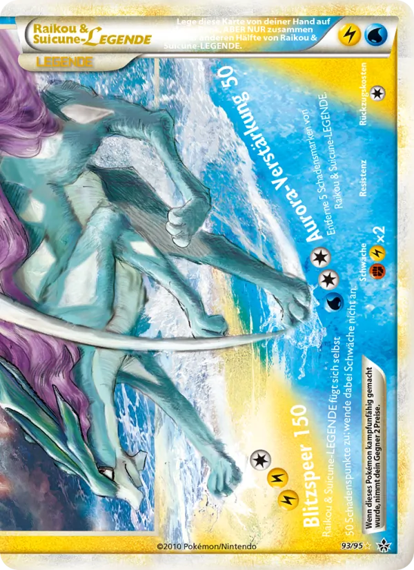 Raikou & Suicune LEGENDE 93/95