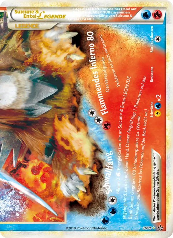 Suicune & Entei LEGENDE 95/95