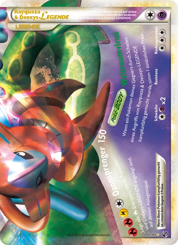 Rayquaza & Deoxys LEGENDE 90/90