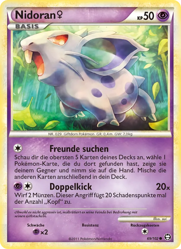 Nidoran w 69/102