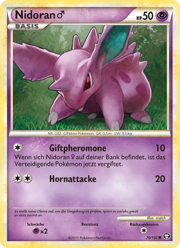 Nidoran m 70/102