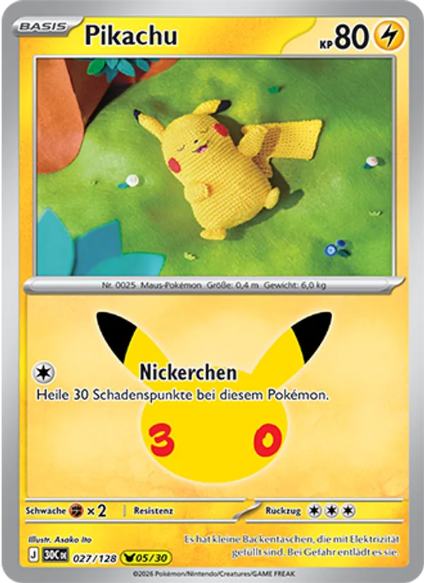 Pikachu 027/128