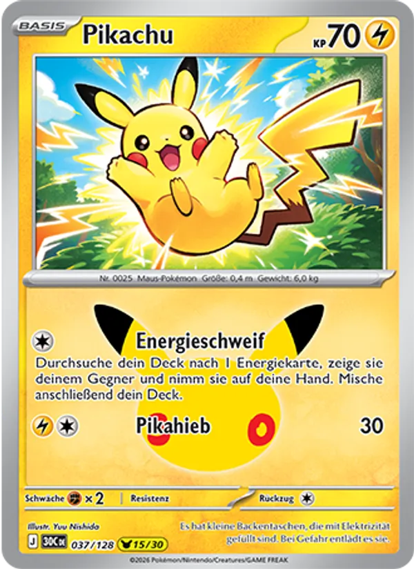 Pikachu 037/128