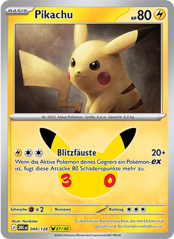 Pikachu 049/128