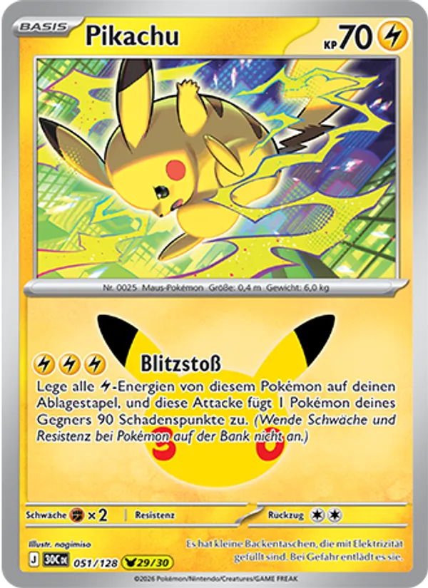 Pikachu 051/128