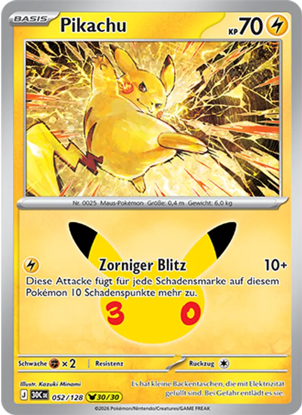 Pikachu 052/128