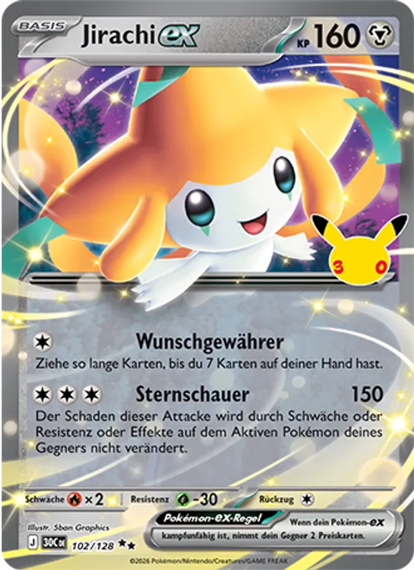 Jirachi-ex 102/128