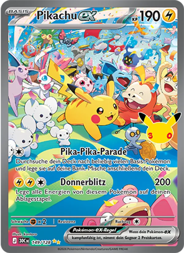 Pikachu-ex 149/128