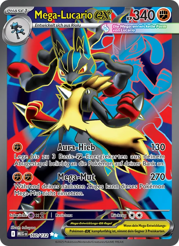 Mega-Lucario-ex 160/132