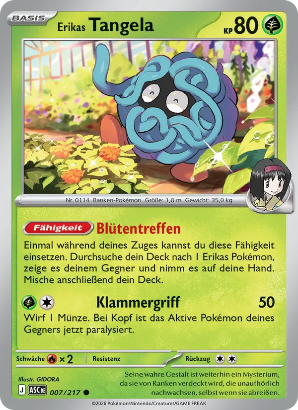 Erikas Tangela 007/217