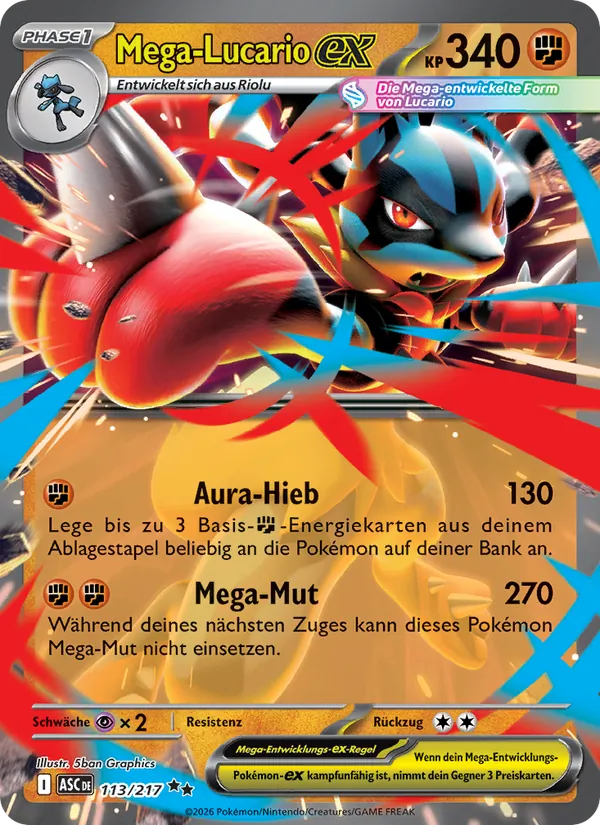 Mega-Lucario-ex 113/217