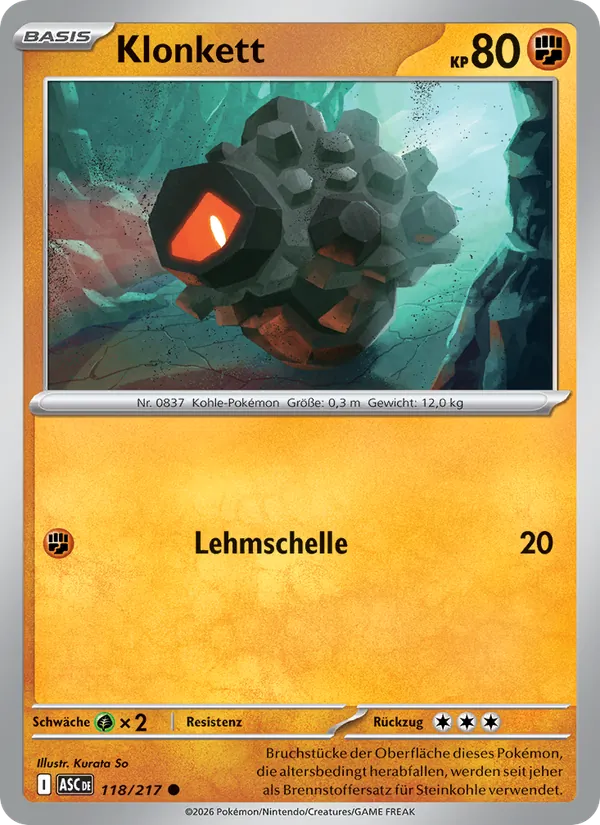 Klonkett 118/217