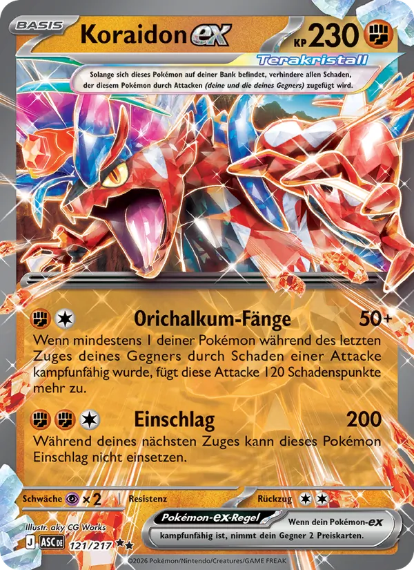 Koraidon-ex 121/217