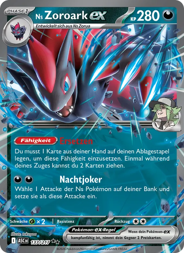 Ns Zoroark-ex 137/217