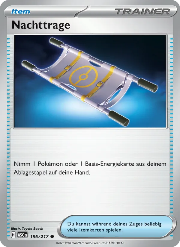Nachttrage 196/217
