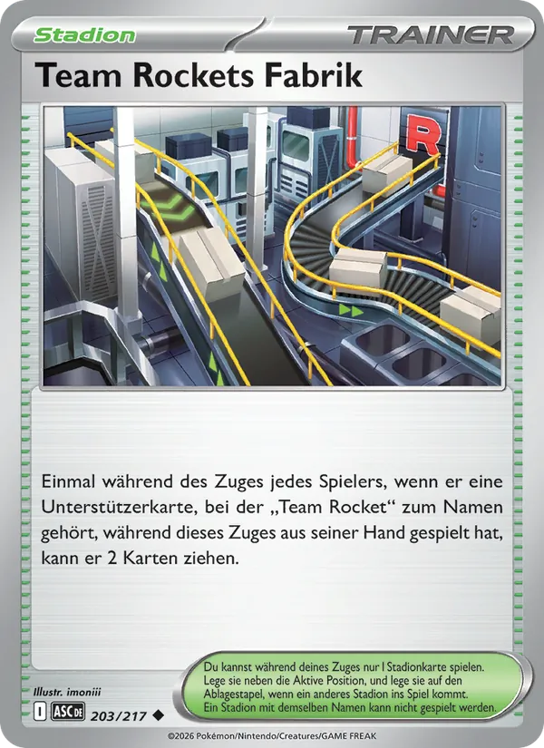 Team Rockets Fabrik 203/217
