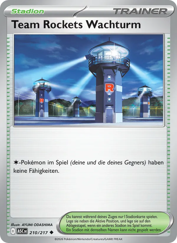 Team Rockets Wachturm 210/217