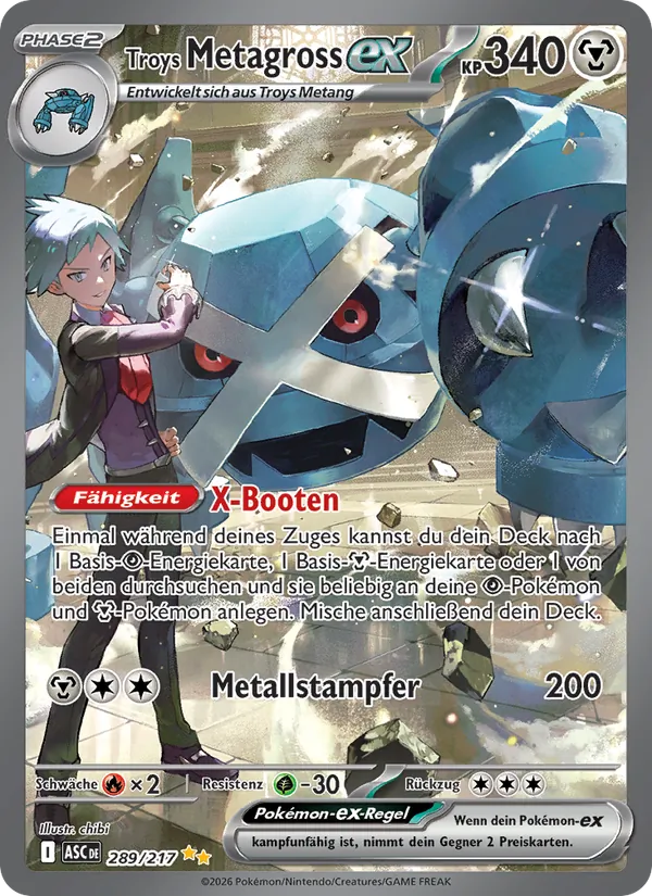 Troys Metagross-ex 289/217