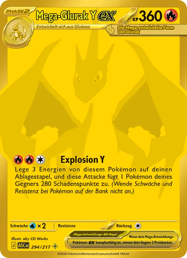 Mega-Glurak Y-ex 294/217