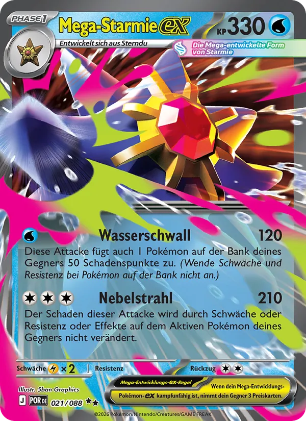Mega-Starmie-ex 021/088