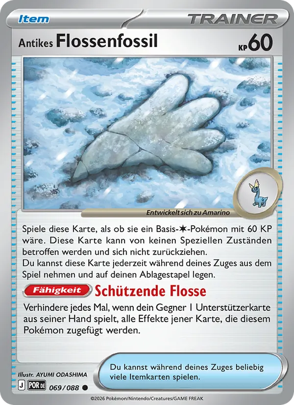 Antikes Flossenfossil 069/088