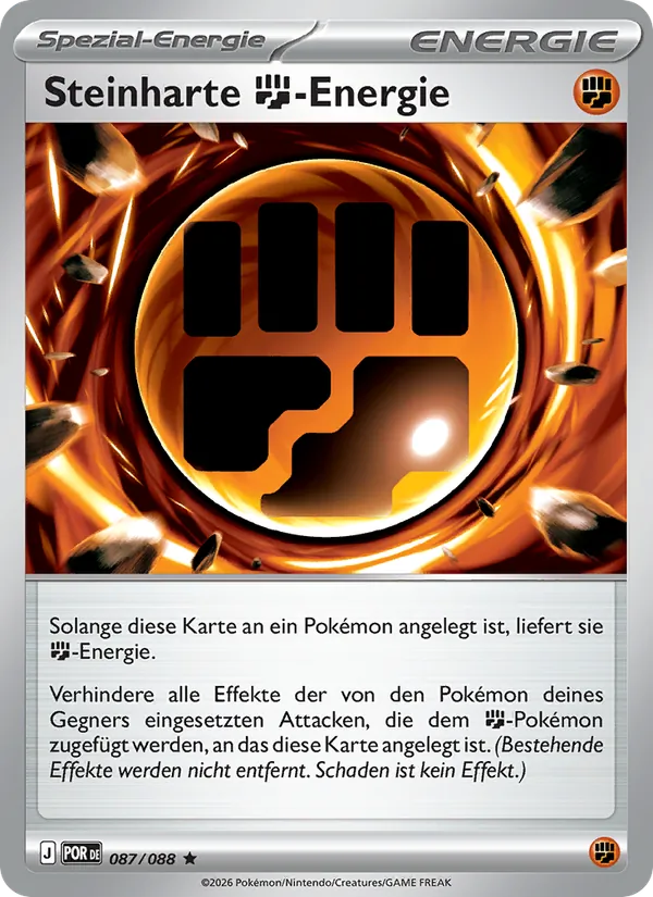 Steinharte Fighting-Energie 087/088