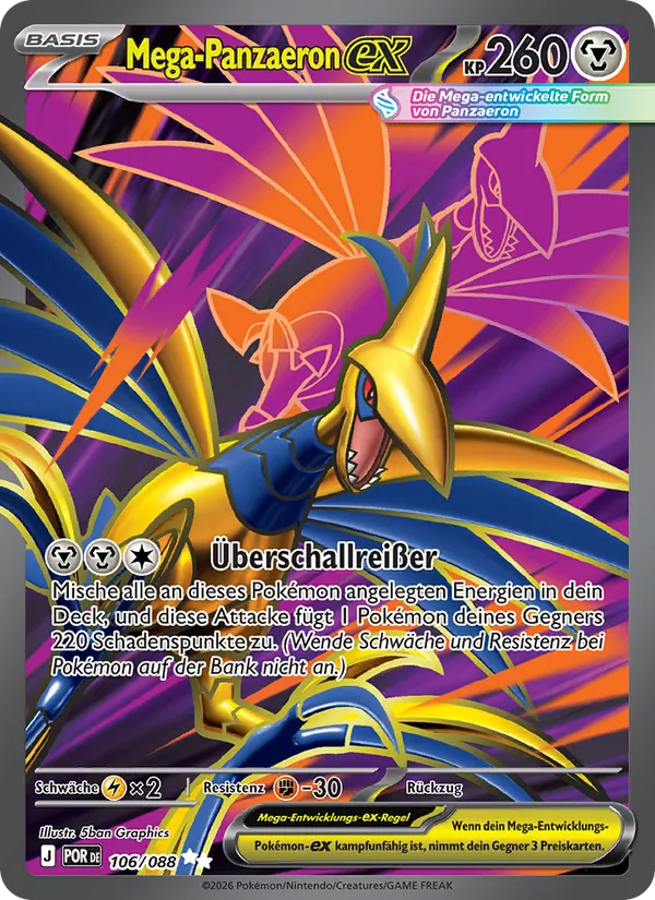 Mega-Panzaeron-ex 106/088