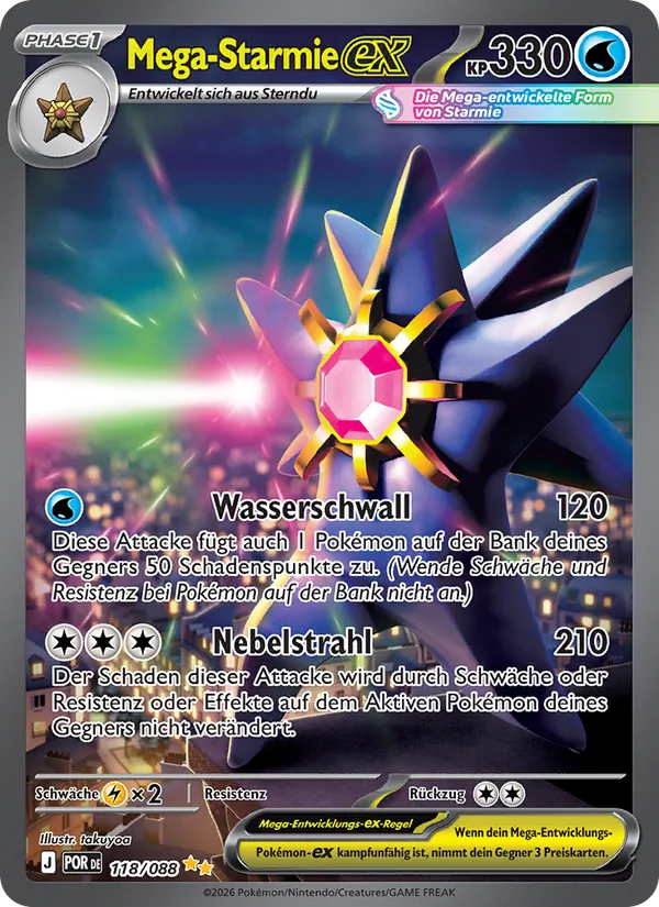 Mega-Starmie-ex 118/088