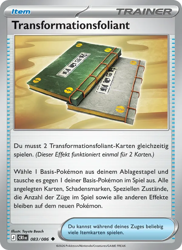 Transformationsfoliant 083/086