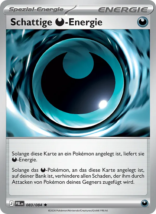 Schattige Darkness-Energie 083/084