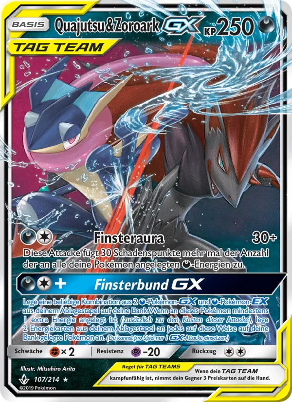 Quajutsu & Zoroark GX 107/214