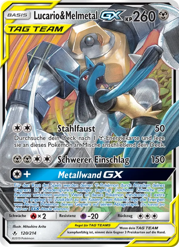 Lucario & Melmetal GX 120/214