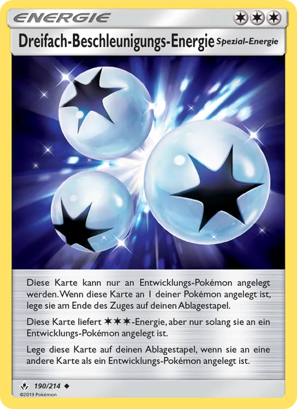 Dreifach-Beschleunigungs-Energie 190/214