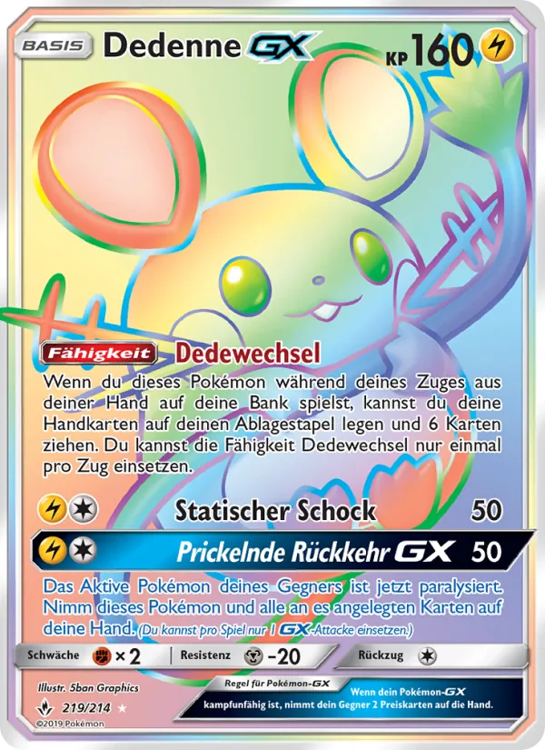 Dedenne GX 219/214