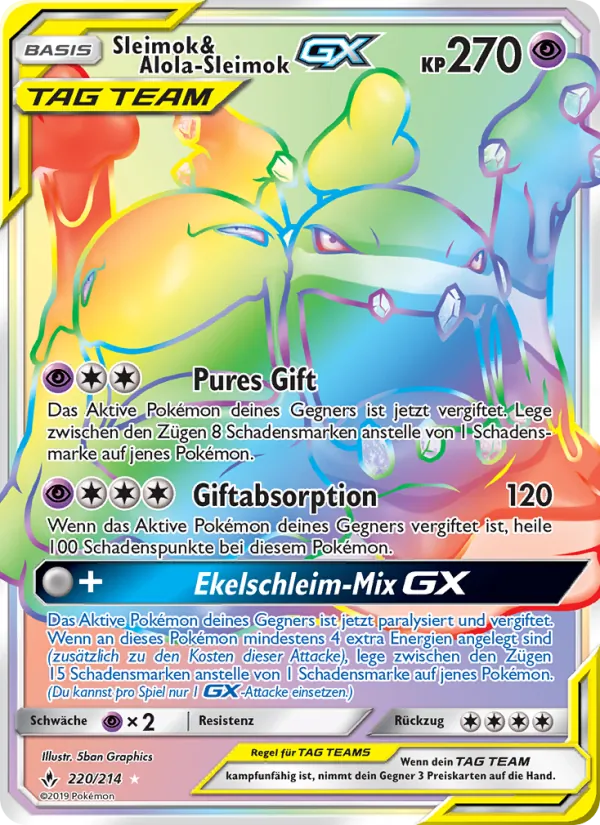 Sleimok & Alola-Sleimok GX 220/214