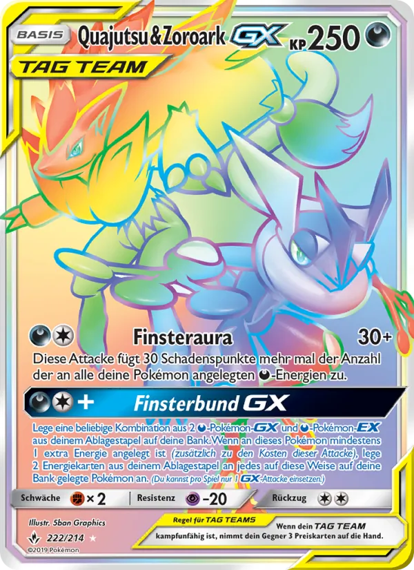 Quajutsu & Zoroark GX 222/214