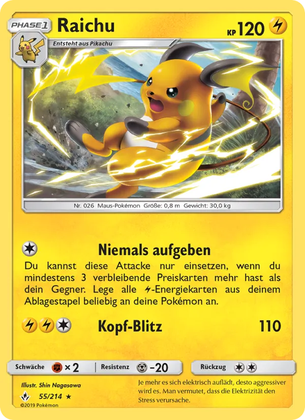 Raichu 55/214