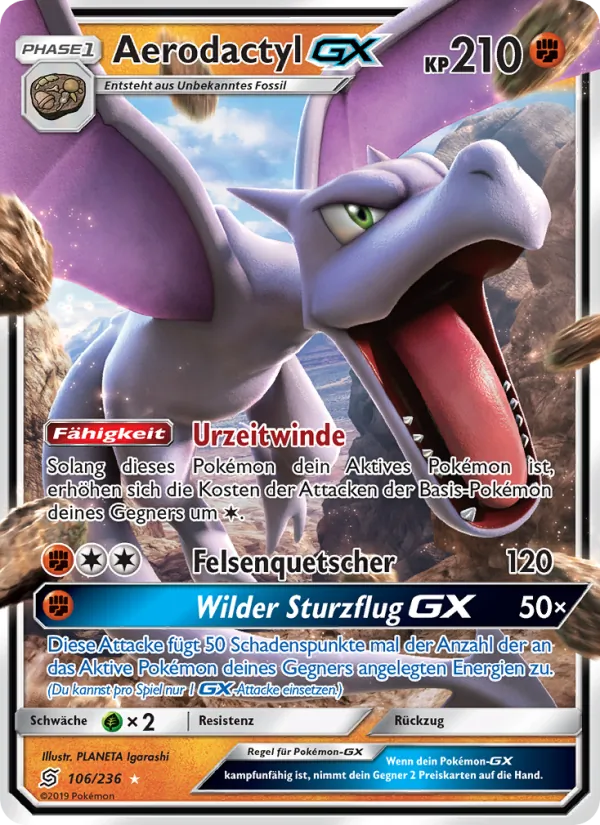 Aerodactyl GX 106/236